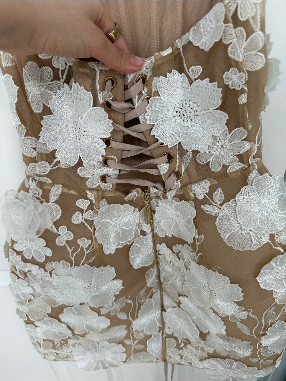 Bronx Banco Jasmine Maraya dress in white floral - size XS - Picture 5 of 8